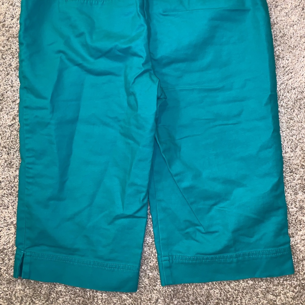 Ann Taylor Signature Turquoise Khaki shorts size 6 - Picture 11 of 11